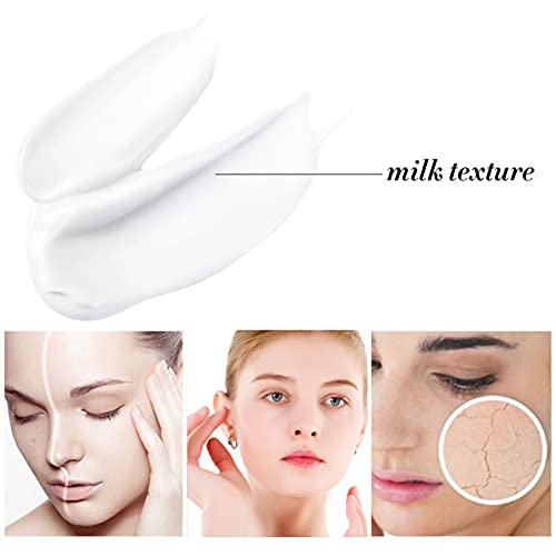Crema hidratante, ácido kójico Crema blanqueadora facial Crema facial de colágeno Crema hidratante nutritiva para el rostro, para pieles secas a muy secas 80ml