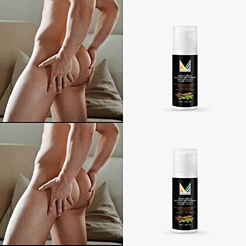 Crema hidratante de glúteos masculina. Repara la piel de las nalgas con vitaminas y regaliz (100 ml)