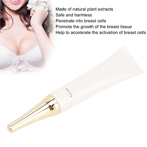 Crema para el Cuidado del Pecho, Extracto de Plantas Naturales, Crema de Masaje Reafirmante para Lactancia de Pecho para Mujeres, 15g