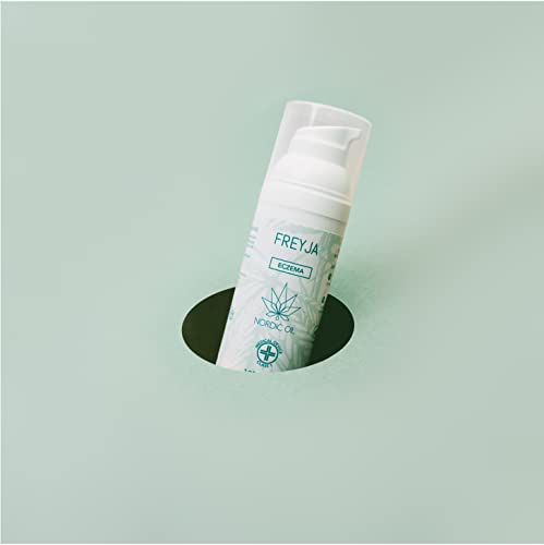 Crema para el eczema Freyja - Especialmente desarrollada contra el eczema - Producto sanitario registrado de clase I - Vegana - Adecuada para todo tipo de piel - HECHA EN LA UE - Nordic Oil