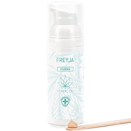 Crema para el eczema Freyja - Especialmente desarrollada contra el eczema - Producto sanitario registrado de clase I - Vegana - Adecuada para todo tipo de piel - HECHA EN LA UE - Nordic Oil