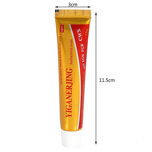 Crema para la Psoriasis para el Tratamiento del Eccema Natural de 15 G, una Variedad de Extractos de Hierbas Naturales, Humectante Suave Natural Orgánico para Pieles Sensibles, Tiende a Inclinarse