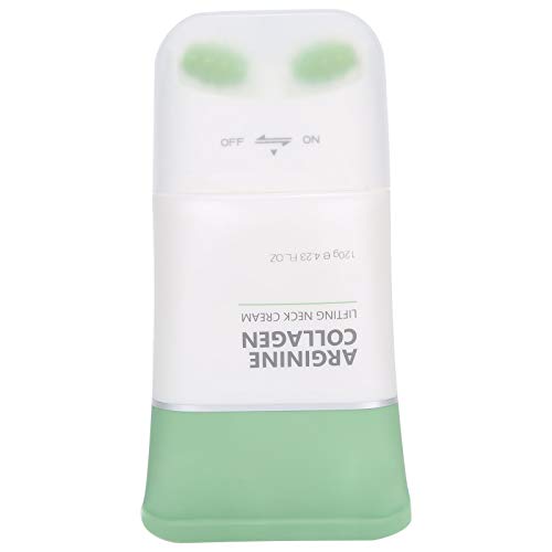 Crema reafirmante de cuello, masaje de doble rodillo Crema hidratante reafirmante de cuello para aliviar las arrugas, Crema de masaje reafirmante de estiramiento de cuello 120 ml