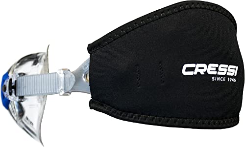 Cressi Mask Strap - Funda de Correa de Surf, tamaño único, Color Negro