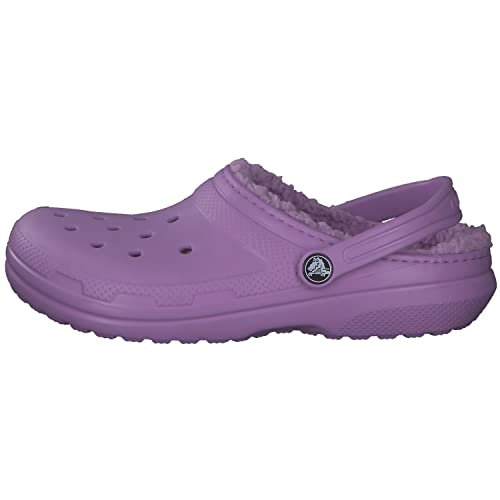 Crocs Classic Lined Clog K, Zuecos, Orchid, 25/26 EU