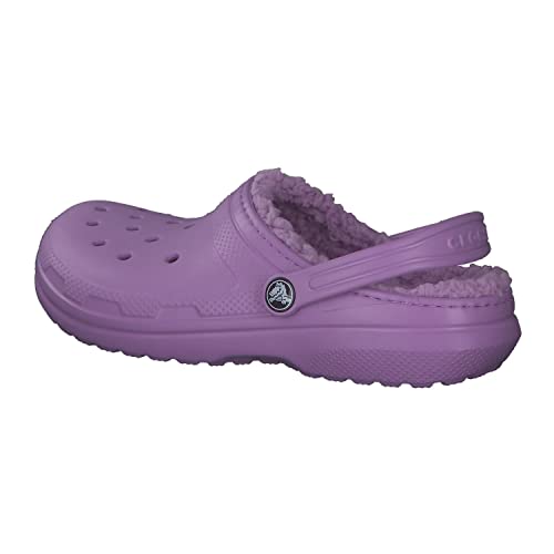 Crocs Classic Lined Clog K, Zuecos, Orchid, 25/26 EU