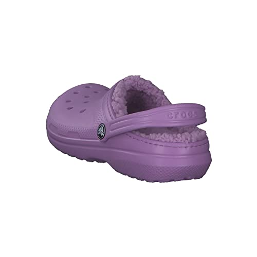 Crocs Classic Lined Clog K, Zuecos, Orchid, 25/26 EU
