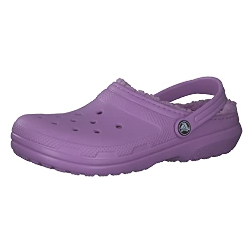 Crocs Classic Lined Clog K, Zuecos, Orchid, 25/26 EU