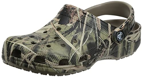 Crocs Classic Realtree Unisex Adulta Clog, Marrón (Khaki), 41/42 EU