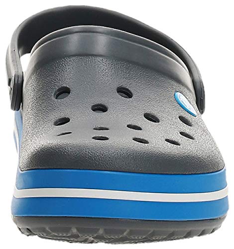 Crocs Crocband, Zuecos Unisex Adulto, Gris (Charcoal/Ocean), 43/44 EU