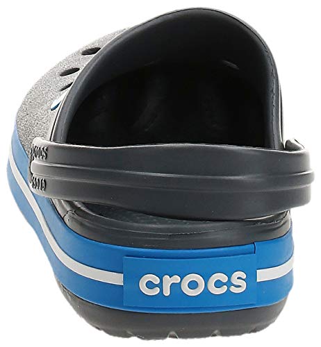 Crocs Crocband, Zuecos Unisex Adulto, Gris (Charcoal/Ocean), 43/44 EU