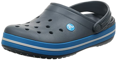 Crocs Crocband, Zuecos Unisex Adulto, Gris (Charcoal/Ocean), 43/44 EU