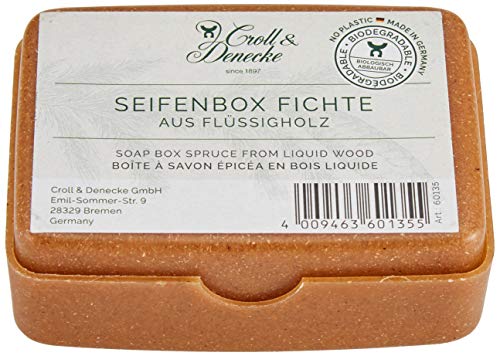 Croll & Denecke Jabonera de abeto verde PE 60135, marrón claro, 1 unidad (1 unidad)