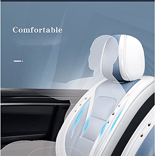 Cungko Fundas Asientos Coche Universales para Volkswagen Passat B6 Golf 4 Golf 5 Passat B5 Golf 7 Tiguan Polo Golf 4 Passat B8 VW Golf 5 VW Golf 6 Accesorios Coche.Azul Marino