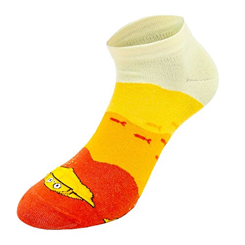 cup of sox SP-350 Calcetines de Colores, Orange, 41-44 Unisexo