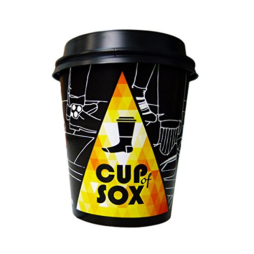 cup of sox SP-350 Calcetines de Colores, Orange, 41-44 Unisexo