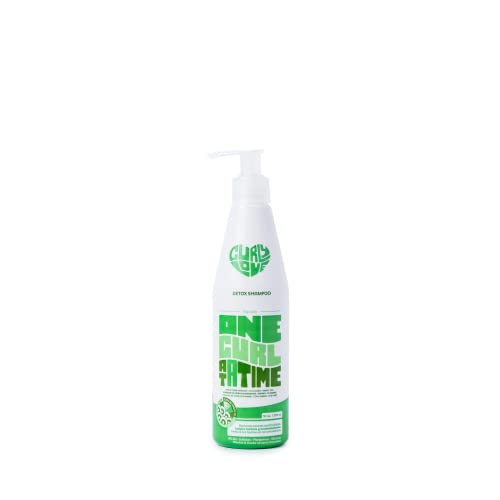 Curly Love Detox Shampoo - Champú Detox, Único, Cítrico, 450 Mililitro
