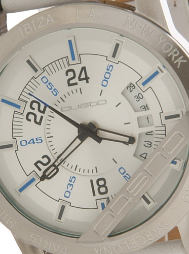 Custo Watches CU031501 - Reloj de Señora Cuarzo Piel Blanco