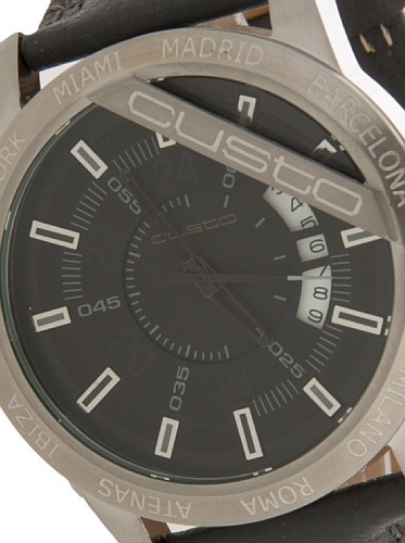 Custo Watches CU031503 - Reloj de Señora Cuarzo Piel Grafito