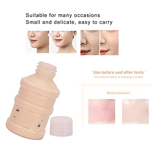 Cute Foundation, líquido, ligero, de alta cobertura, ilumina el tono de piel de la mujer