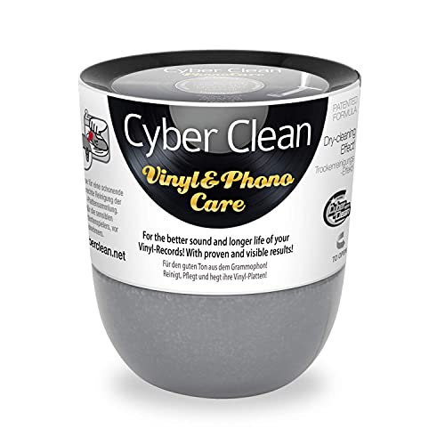 Cyber Clean Vinilo Phono atención Pop Up Taza, plástico, Negro, 160 g