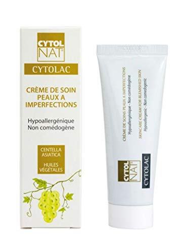 CYTOLAC® Crema Anti-Imperfecciones 50 ml – Reduce visiblemente las espinillas, puntos negros, signos de acné y piel grasa – Hipoalergénico y no comedogénico.
