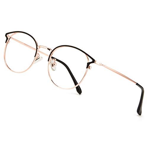 Cyxus Gafas Ojos de Gato, Gafas Luz Azul para Ordenador - #2021 Tendencia, Contra la Fatiga Ocular y el Dolor de Cabeza para Mujeres, Hombres y Niños…
