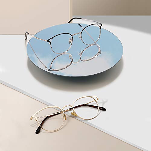 Cyxus Gafas Ojos de Gato, Gafas Luz Azul para Ordenador - #2021 Tendencia, Contra la Fatiga Ocular y el Dolor de Cabeza para Mujeres, Hombres y Niños…