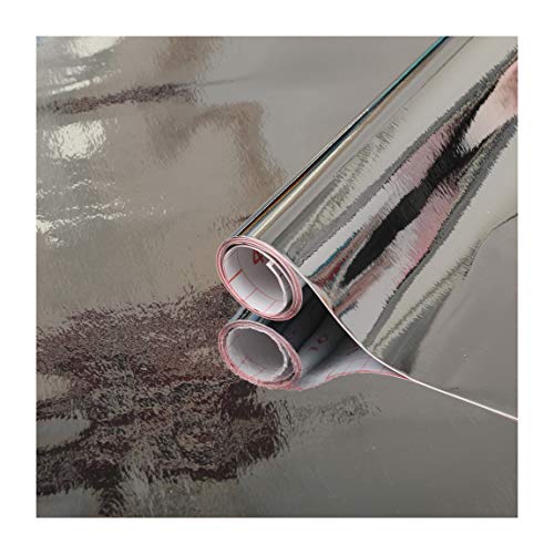 d-c-fix? Sticky Back Plastic (self adhesive vinyl film) Metallic High Gloss Silver 45cm x 1.5m 347-0003