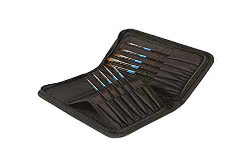 Daler Rowney Aquafine Estuche Pinceles Mango Corto Zip Case Fine Art