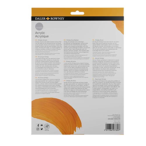 Daler Rowney Simply Color Acrílico Set 24x12 ml
