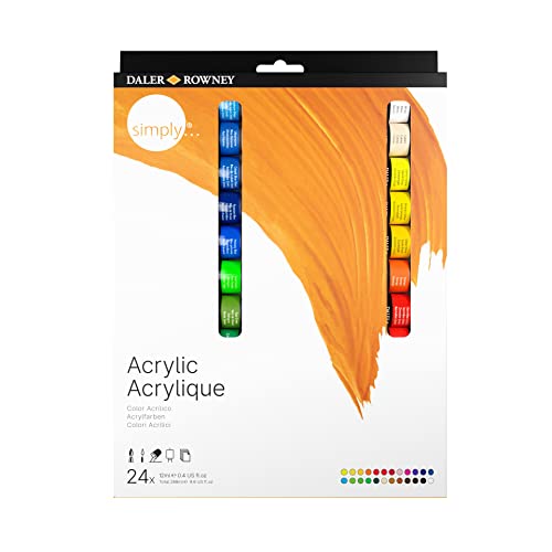 Daler Rowney Simply Color Acrílico Set 24x12 ml