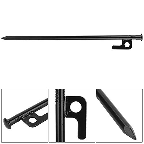 DALIAN (30cm 4 Unids Acero Viaje Al Aire Libre Camping Beach Pegs Pin Estacas Clavo De Tierra