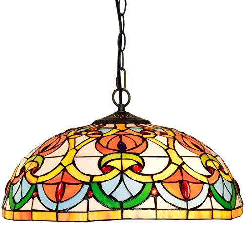 DALUXE Melocotón Claro Colgante De Perla Colgante del Corazón De Tiffany Ligera De 16 Pulgadas Europea Estilo Retro Colgante Creativo del Corazón del Melocotón Comensal Aislado Lámpara De Vidrio.