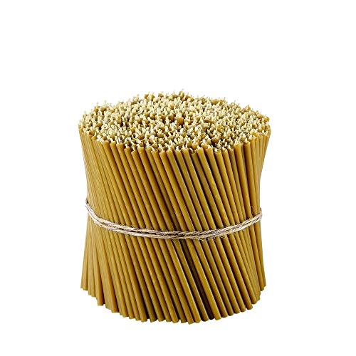Danilovo Velas de Cera de Abejas 100% Pura, Velas de Iglesia Ortodoxa para Oración, Ritual, Navidad, N140, 50 Unidades