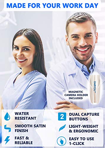 DARYOU Cámara intraoral DY-60 720P HD 4X Zoomable Super Clear Dental Camera.Button Realmente Funciona en Examine Pro, LOGOsw, DBSwin, Vixwin, Eaglesoft Dexis More Garantía de reemplazo de 1 año