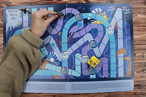 Das riesengroße Buch der Detektivspiele: Spielesammlung in Buchform - fördert das logische Denken von Kindern ab 6 Jahre