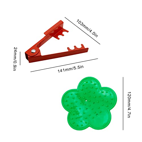 DEANKEJI 3 Piezas Herramientas de Poda de Rosas, Incluye Dos Herramientas para Quitar Hojas de Rosas y un Alicate para Flores, Metal Herramientas de Jardín, para el Hogar, Jardín, Floristería