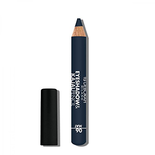 DEBORAH Sombra de ojos Y Kajal 06 Azul Mat Lápiz Ojos Cosmetico Per il Cara