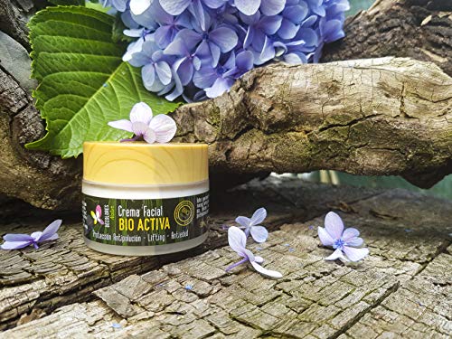 Decolores | Crema Facial Bio Activa | Protege Frente a la Polución | Reduce Residuos en la Piel | Crema Anti Polución | Efecto Lifting y Anti Edad 50ml | Cuida tu Piel