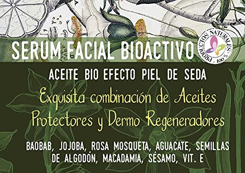 Decolores | Serum Facial Bioactivo 30 ml | Efecto Rápido y Profundo Sobre la Piel | Aceite Protector y Dermoregenerador con Ingredientes Ecológicos | Para Todo Tipo de Pieles