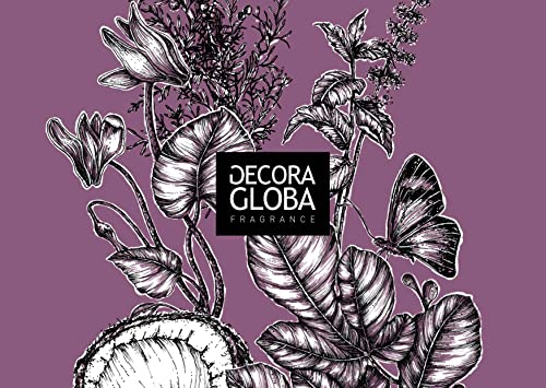 DECORAGLOBA - Recambio para Ambientador Mikado, Aroma a higuera y amaderado - Colección Identity Mediterráneo - Fragancia Bajo la Higuera (250ml)