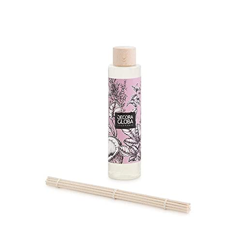 DECORAGLOBA - Recambio para Ambientador Mikado, Aroma a higuera y amaderado - Colección Identity Mediterráneo - Fragancia Bajo la Higuera (250ml)
