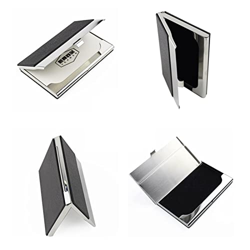 Delgado Billetera Titular de tarjetas de negocios Negocio for hombres High-End Creative Metal Simple Ladies Tarjeta de visita Caja Empresa de exposición Caja de tarjeta de visita de lujo Cartera Delga