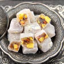 Delicias turcas con pistachos 500g Turkish delight with Pistachios 500g