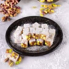 Delicias turcas con pistachos 500g Turkish delight with Pistachios 500g