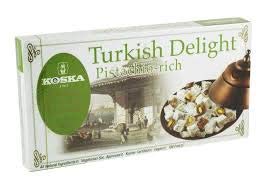 Delicias turcas con pistachos 500g Turkish delight with Pistachios 500g
