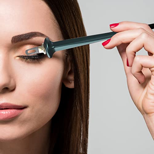 Delineador de Ojos De Silicona, Varita Guía de Delineador de Ojos de Larga Duración con Diseño Antivibración, Mango Fácil de Sostener con Punta de Precisión Suave y Flexible para Principiantes (black)