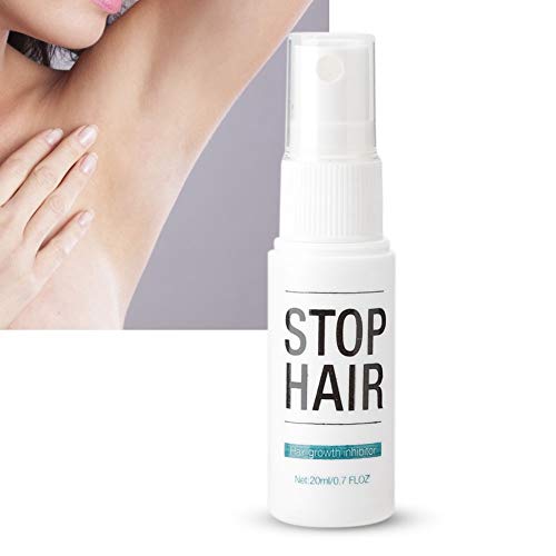 Depilación permanente, extracto de hamamelis para hombres y mujeres, spray inhibidor del crecimiento del cabello, para depilación corporal permanente de piernas