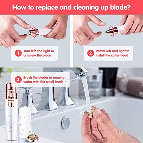 Depiladora Facial Mujer, Eléctrica Depiladora Cejas, Depiladora Cejas Mujer, Depiladora de cejas USB recargable 2 en 1, Depiladora de cejas para cejas, Labios, Cuerpo, Vello facial